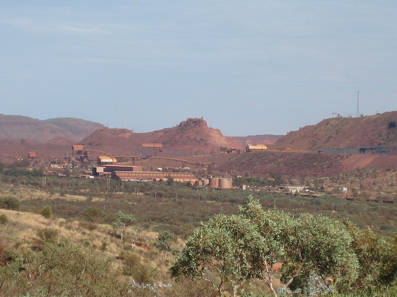 Mount Whaleback iron ore mine in Western Australia.